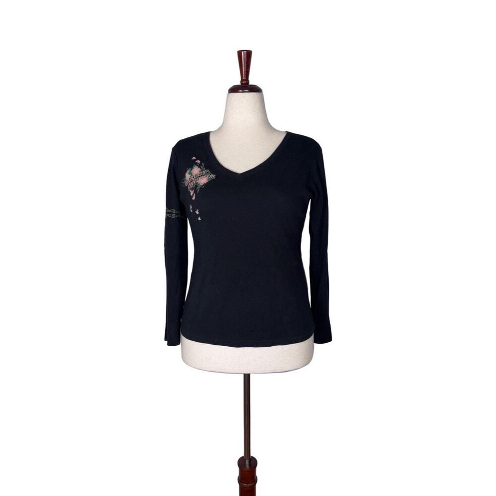 Harley-Davidson Palm Springs California Black V-Neck Shirt    Size: L